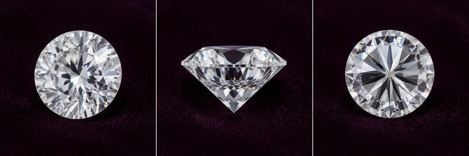 Diamond · Tilted view design illustration